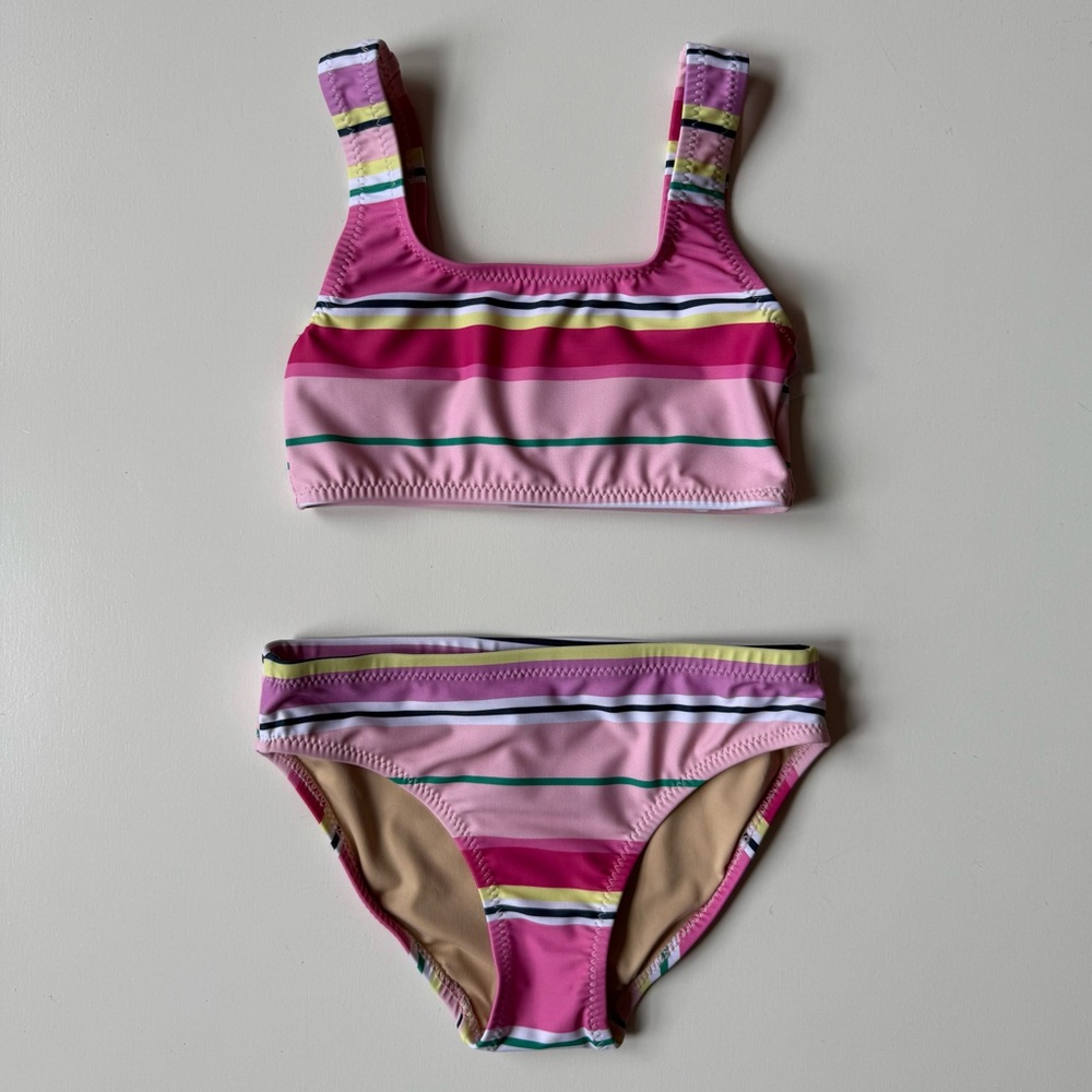 Shade Critters Girls Beach Stripe Bikini - Size 6